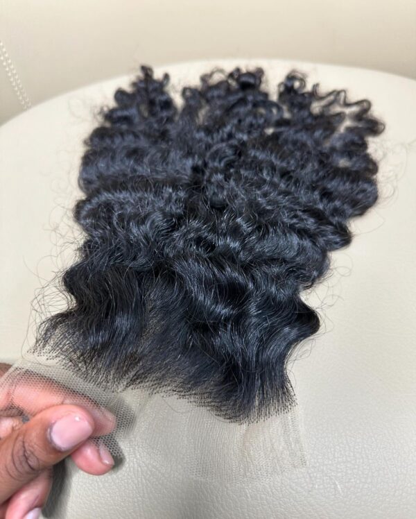 20” 4x4 HD Closure( Indian curls)