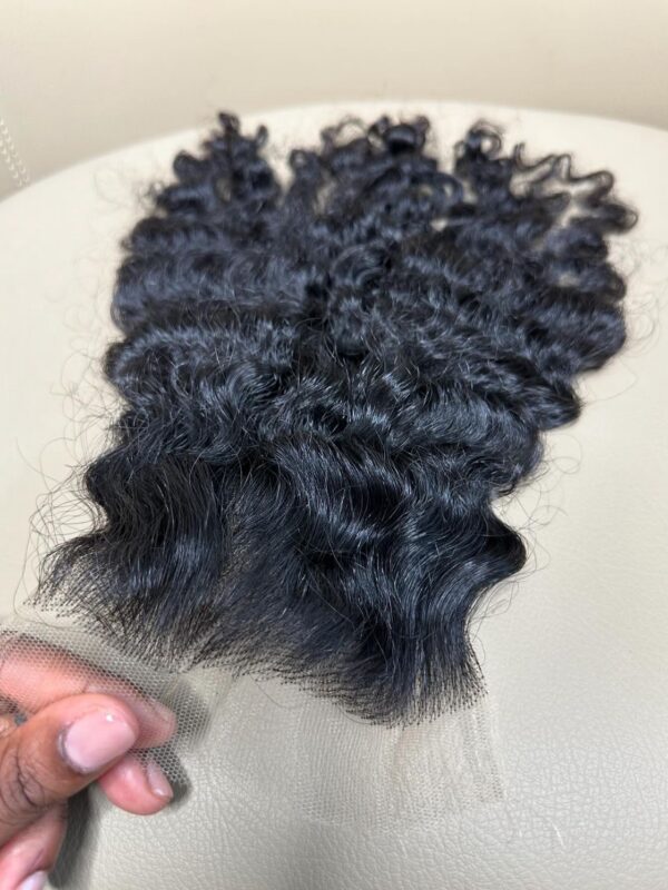 20” 4x4 HD Closure( Indian curls)